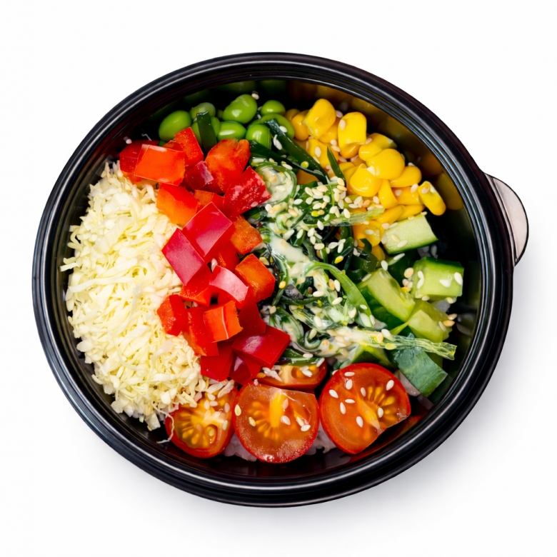 Поке с овощами