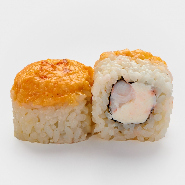 Запеченный с креветкой