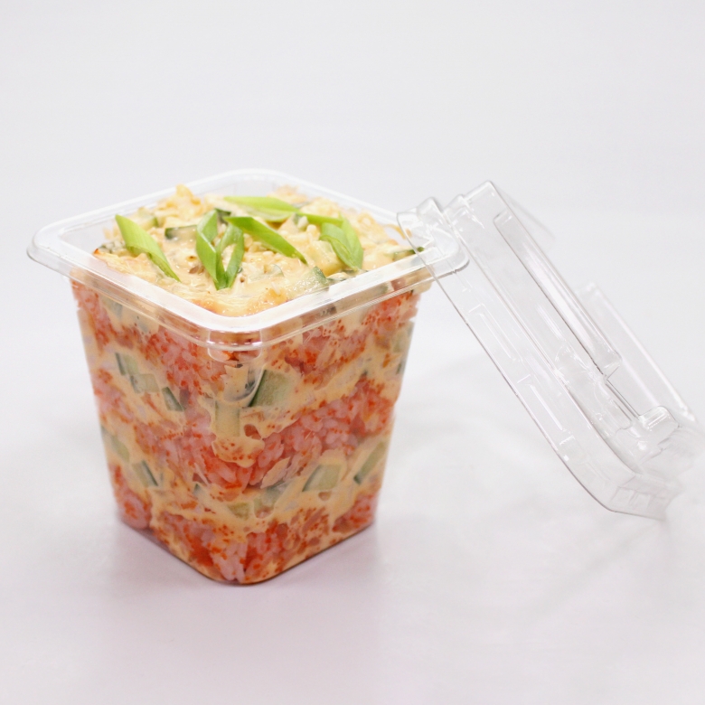 Трайфл с крабовой палочкой